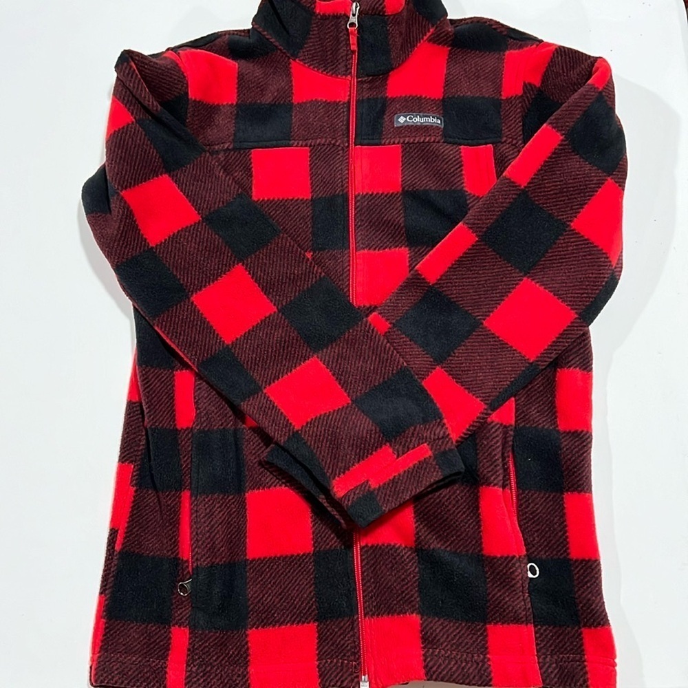 Columbia - 18/20 big kid‎ fleece, Buffalo check, xl